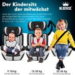 KIDIZ® Autostoeltje - 5-punts veiligheidsgordel - Grijs, Kinderen en Baby's, Verzenden, Nieuw