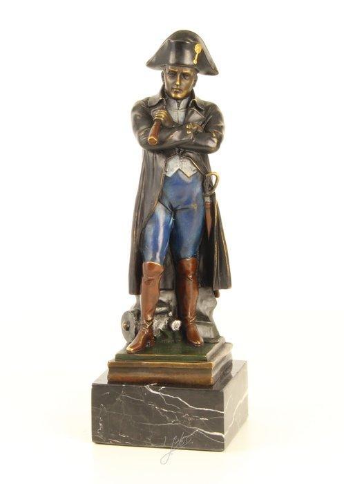 Figuur - A BRONZE SCULPTURE OF NAPOLEON - Brons, Marmer, Antiek en Kunst, Curiosa en Brocante