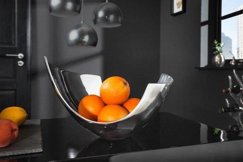 Moderne kom ABSTRACT 24cm gepolijst aluminium decoratie -, Huis en Inrichting, Woonaccessoires | Vazen, Ophalen of Verzenden