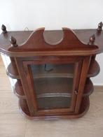 Vitrinekast - Mahonie - Vitrine voor miniaturen, Antiek en Kunst, Curiosa en Brocante