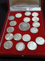 Nederland. Collection 18 Coins Silver Juliana 135,50 Grm,, Postzegels en Munten, Munten | Nederland