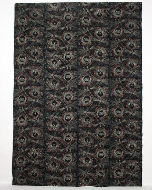 KATA-ZOME  Japans TEXTIEL indigo geverfd  - Katoen -, Antiek en Kunst, Antiek | Overige Antiek
