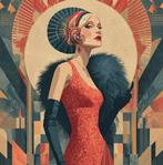 CREATIVE_HUB - Elegant woman at the premiere theatre night, Nieuw