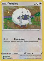 Wooloo 222/264 cosmo holo (Fusion Strike), Ophalen of Verzenden, Nieuw, Losse kaart, Foil