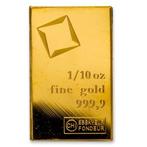 1/10 oz - Goud .999 - Valcambi, Switzerland - Secundaire