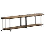 vidaXL Tv-meubel 160x42x40 cm massief ruw mangohout, Verzenden, Nieuw