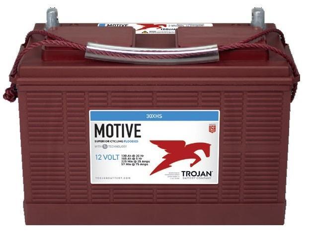 Trojan 30XHS Deep-Cycle accu 12 volt 130 ah, Zakelijke goederen, Machines en Bouw | Heftrucks en Intern transport, Ophalen of Verzenden