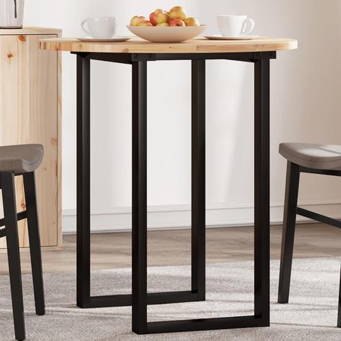 vidaXL Tafelblad rond Ø 50x2 cm massief acaciahout, Huis en Inrichting, Tafels | Eettafels, Nieuw, Verzenden