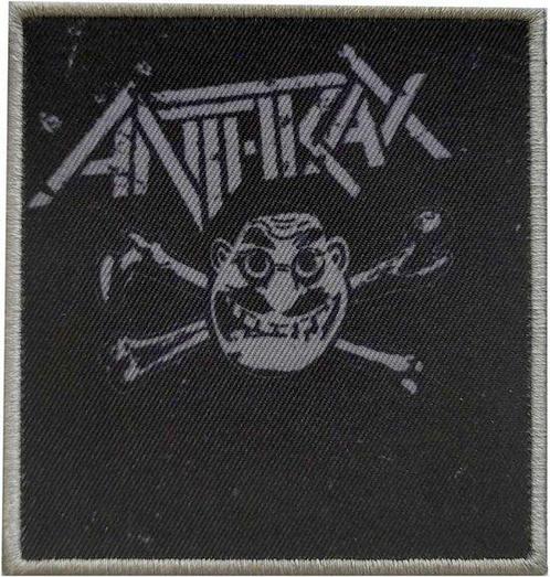 Anthrax - Cross Bones - Patch officiële merchandise, Verzamelen, Muziek, Artiesten en Beroemdheden, Kleding, Nieuw, Ophalen of Verzenden