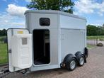 Oerdegelijke Ifor Williams 1,5 paards vooruitloop en zadelka, Ophalen, Zo goed als nieuw, Aluminium, 1½-paards trailer