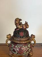 Foo Dog Wierookbrander - Hout - Eind 20e eeuw, Antiek en Kunst, Antiek | Overige Antiek
