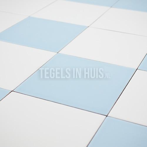 Wandtegel azul blauw mat 15x15 wandtegel tegeloutlet, Doe-het-zelf en Verbouw, Tegels, Wandtegels, Nieuw, 10 m² of meer, Keramiek