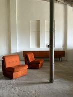Sofa (2) - Katoen satijn - Modulaire fauteuil, Antiek en Kunst