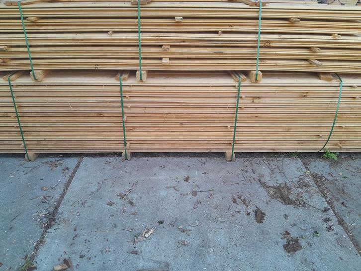 Douglas Zweeds rabat/halfhout sponning delen rhombus delen, Doe-het-zelf en Verbouw, Hout en Planken, Overige houtsoorten, 300 cm of meer