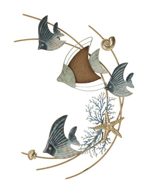 MUUR IJZEREN PANEEL DORY CM 61X5X86, Huis en Inrichting, Woonaccessoires | Overige, Ophalen of Verzenden