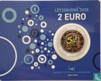Luxemburg 2 euro 2025 (coincard - gekleurd) 75th Anniver..., Verzenden, Losse munt