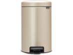 Brabantia NewIcon Prullenbak - 12 liter - Pedaalemmer -, Verzenden, Zo goed als nieuw