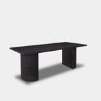 Tafel Boomstam Eikenhout  Half Rond  220x100, Huis en Inrichting, Tafels | Eettafels, Nieuw