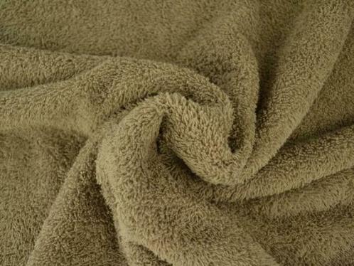 Badstof - Taupe - Vanaf 10 meter, Hobby en Vrije tijd, Stoffen en Lappen, 120 cm of meer, 200 cm of meer, Overige kleuren, Nieuw
