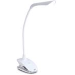 Oplaadbare LED lamp met klem, wit, Ophalen of Verzenden, Nieuw