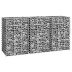 vidaXL Gabion plantenbakken 3 st verhoogd 30x30x50 cm ijzer, Tuin en Terras, Verzenden, Minder dan 60 cm, Nieuw, Metaal