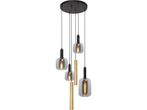 Lucide JOANET - Hanglamp - Ø 65 cm - 4xE27 - Messing -, Verzenden, Zo goed als nieuw