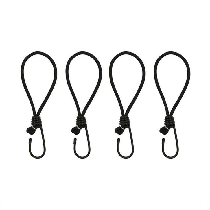 ProPlus Elastische tentspanners met haak - 20 cm - zwart..., Caravans en Kamperen, Caravan accessoires, Nieuw, Ophalen of Verzenden