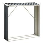 [casa.pro] Stalen brandhout rek Kalmar houtopslag 155x45x157, Verzenden