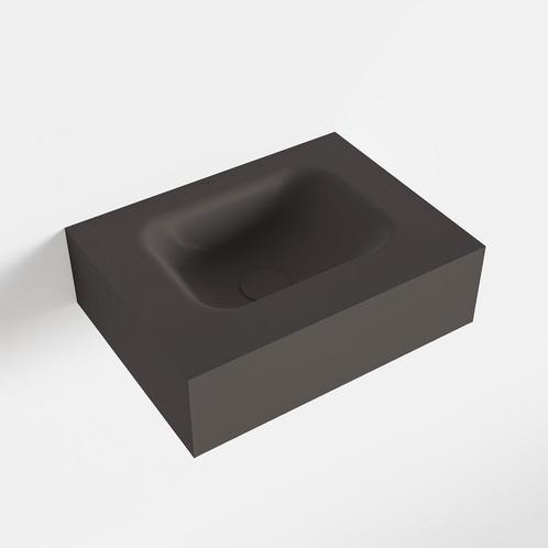 MONDIAZ LEX Dark_grey vrijhangende solid surface wastafel, Doe-het-zelf en Verbouw, Sanitair, Overige typen, Nieuw, Ophalen of Verzenden