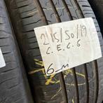 2 x Continental EcoContact 6 215-50-19 Zomerbanden 6mm, Auto-onderdelen, Banden en Velgen, 19 inch, Ophalen of Verzenden, Band(en)