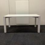 design tafel Twinform 160x80 cm, hoogglans wit MDF, Huis en Inrichting, Ophalen of Verzenden, Gebruikt