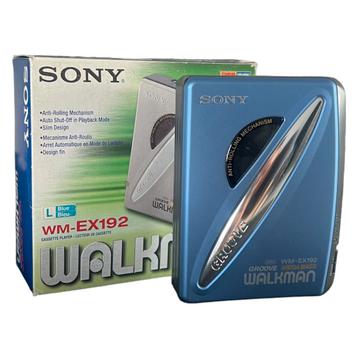 Sony WM-EX192 Walkman Stereo Cassette Player - Blauw (Nieuw