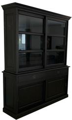 Buffetkast zwart - zwart Ermelo 180cm, Huis en Inrichting, Kasten | Buffetkasten, Ophalen of Verzenden, Nieuw