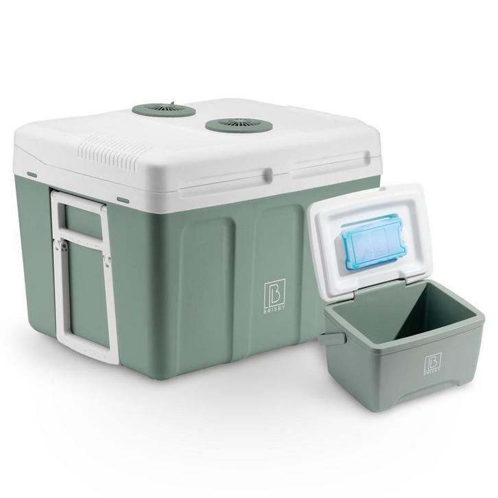 Brisby 40 Liter Elektrische Koelbox, Frigobox met 8L Koelbox, Caravans en Kamperen, Koelboxen, Koelbox, Nieuw, Elektrisch, Ophalen of Verzenden