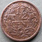 Nederland. Wilhelmina. 1/2 Cent 1922/21, Postzegels en Munten, Munten | Nederland