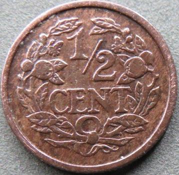 Nederland. Wilhelmina. 1/2 Cent 1922/21 beschikbaar voor biedingen