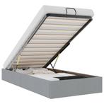 Lichtgrijs Bedframe 80x200 | Retourdeal | Comfortabel & S..., Huis en Inrichting, Slaapkamer | Bedden, Overige materialen, Eenpersoons