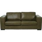 Leren bank Flow - 2,5 zits, Huis en Inrichting, Banken | Bankstellen, Nieuw, Ophalen of Verzenden, Rechte bank, Modern