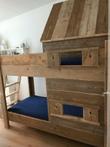 Een stoere Stapelbed / Hoogslaper van steigerhout