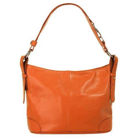 Samantha Look Schoudertas echt leer, made in italy, Sieraden, Tassen en Uiterlijk, Tassen | Damestassen, Nieuw, Verzenden
