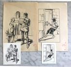 Piet van Geldrop (1872-1939) - 2 Originele illustraties voor, Nieuw