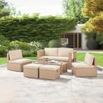 Polyrotan Loungeset / Tuinset Salou - Crème - Incl. Kussens, Verzenden, Nieuw