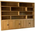 Vakkenkast Eiken 300 x 230cm ongelijke vakken, Huis en Inrichting, Kasten | Buffetkasten, Ophalen of Verzenden, Nieuw