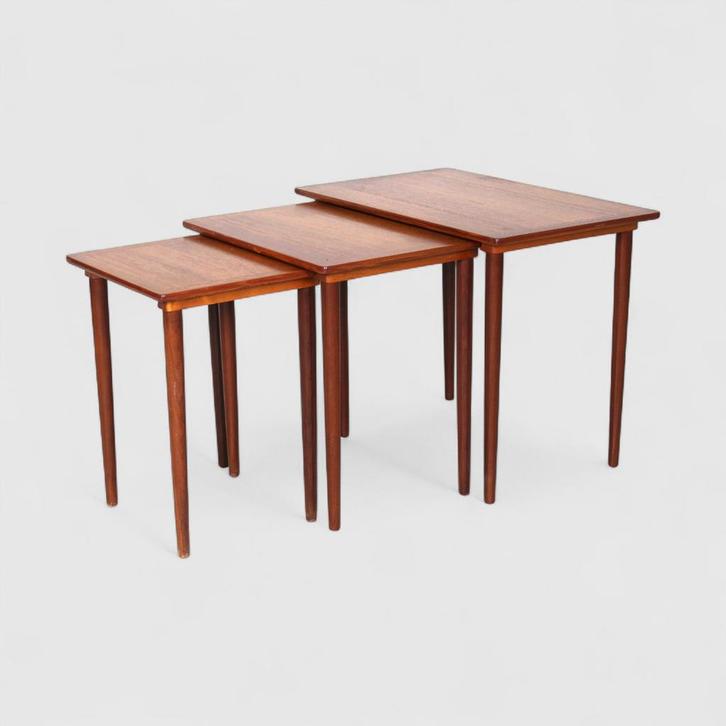 Vintage Deens Design mimiset bijzettafels, Huis en Inrichting, Tafels | Bijzettafels