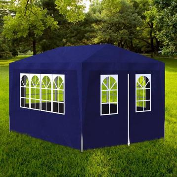 vidaXL Partytent 3x4 m blauw beschikbaar voor biedingen