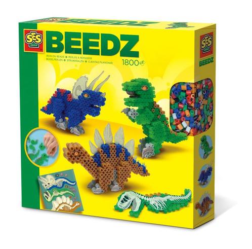 Beedz - Strijkkralen - Dinos (Knutselpakketten), Kinderen en Baby's, Speelgoed | Educatief en Creatief, Knutselen, Nieuw, Verzenden