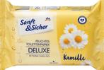 Sanft & Sicher Vochtig toiletpapier luxe kamille, 50 st, Verzenden
