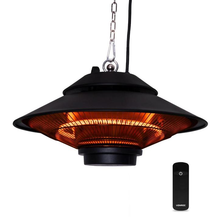 Heater Albano 1500W | Met afstandsbediening, Huis en Inrichting, Lampen | Plafondlampen, Nieuw, Verzenden