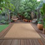 Buitenkleed | Timber | Kader | Beige | 80x250 cm, Verzenden, Nieuw