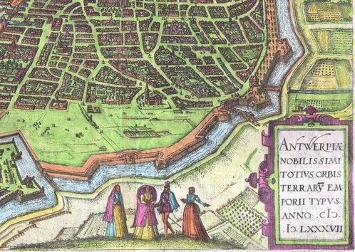 België - Vlaanderen, Noord-Europa; Lodovico Guicciardini -, Boeken, Atlassen en Landkaarten